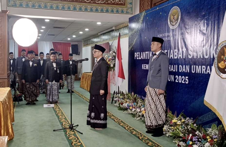 Lantik 400 Pejabat Struktural Vertikal Kemenhaj, Wamen Dahnil: Umat Menunggu Perubahan Cepat