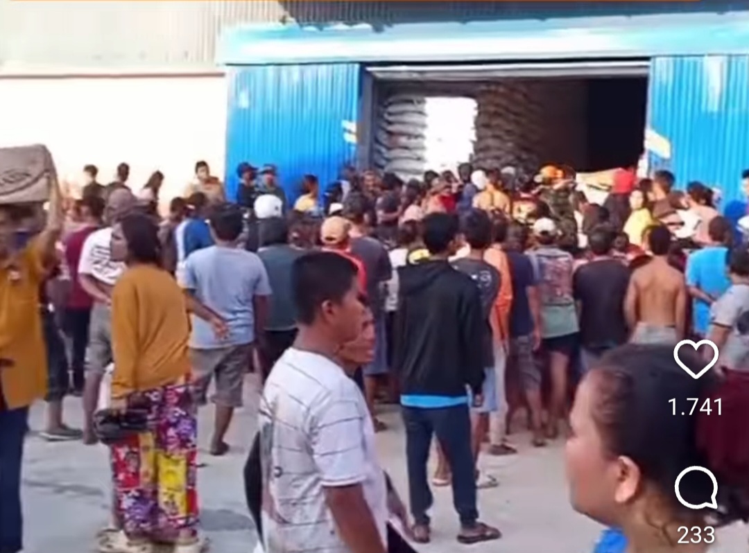 Krisis Pangan Akibat Bencana, Gudang BULOG Sarudik – Sibolga Dijarah