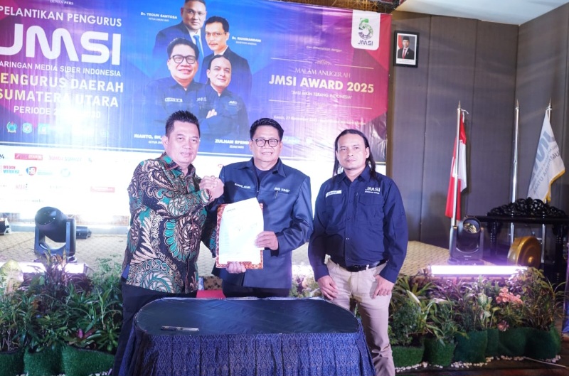 JMSI Sumut Resmi Jalin MoU Dengan Media Indonesia Raya (MIRA)