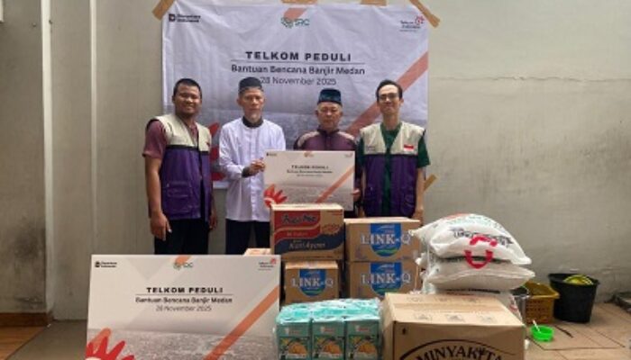 TelkomGroup Perkuat Pemulihan Layanan Dengan Tambahan Backup Satelit Di Wilayah Bencana Sumatra