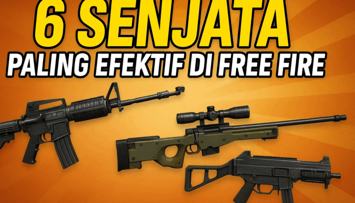 6 Senjata Paling Efektif di Free Fire