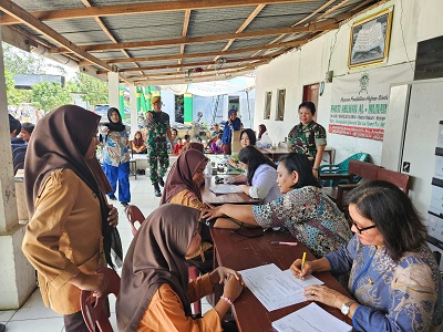 Kesdam I/BB Lakukan Visitasi Kesehatan Di Lima Panti Asuhan Binaan Kodam I/BB