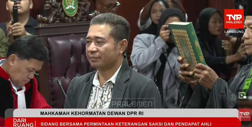 MKD Gelar Sidang Terbuka Atas Lima Anggota DPR RI Non Aktif