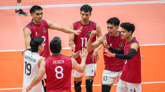 Final, Timnas Voli Indonesia Lawan Thailand