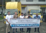 Chery Salurkan Bantuan Korban Banjir Kota Medan