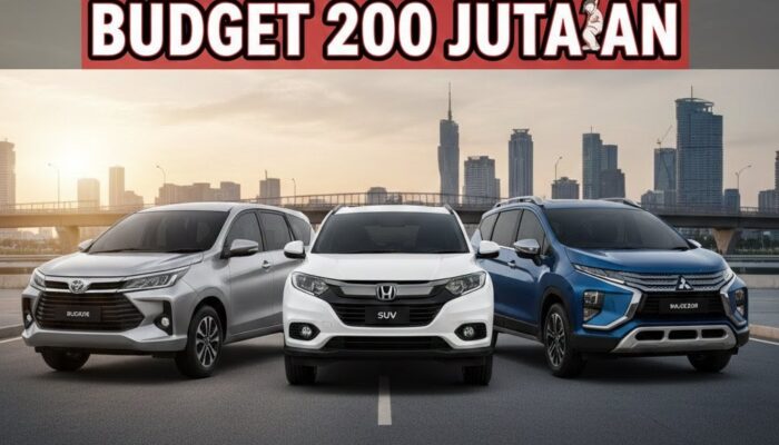 3 Pilihan Mobil dengan Budget 200 Jutaan, Dari MPV hingga SUV