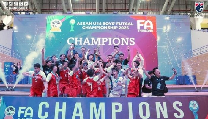 Bungkam Thailand, Timnas Futsal U-16 Juara Piala AFF 2025