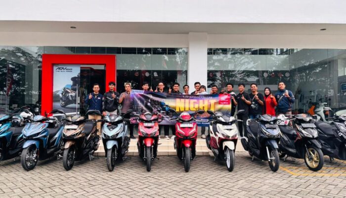 Honda Bikers Meriahkan Night Ride Vario 125