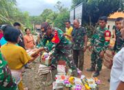 Kodim 0211/TT Salurkan Bantuan Sembako Untuk Warga Terdampak Bencana Di Tapanuli Tengah