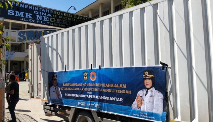 Bantuan Pemko Pematangsiantar Tiba Di Sibolga-Tapteng, Semangat Solidaritas Terpancar
