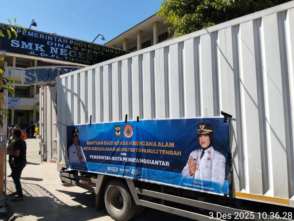 Bantuan Pemko Pematangsiantar Tiba Di Sibolga-Tapteng, Semangat Solidaritas Terpancar