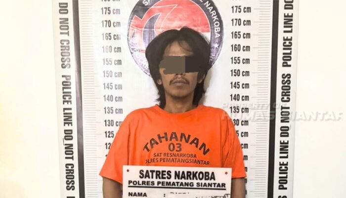 Miliki 3 Paket Sabu, Seorang Pria Diamankan Polres Pematangsiantar