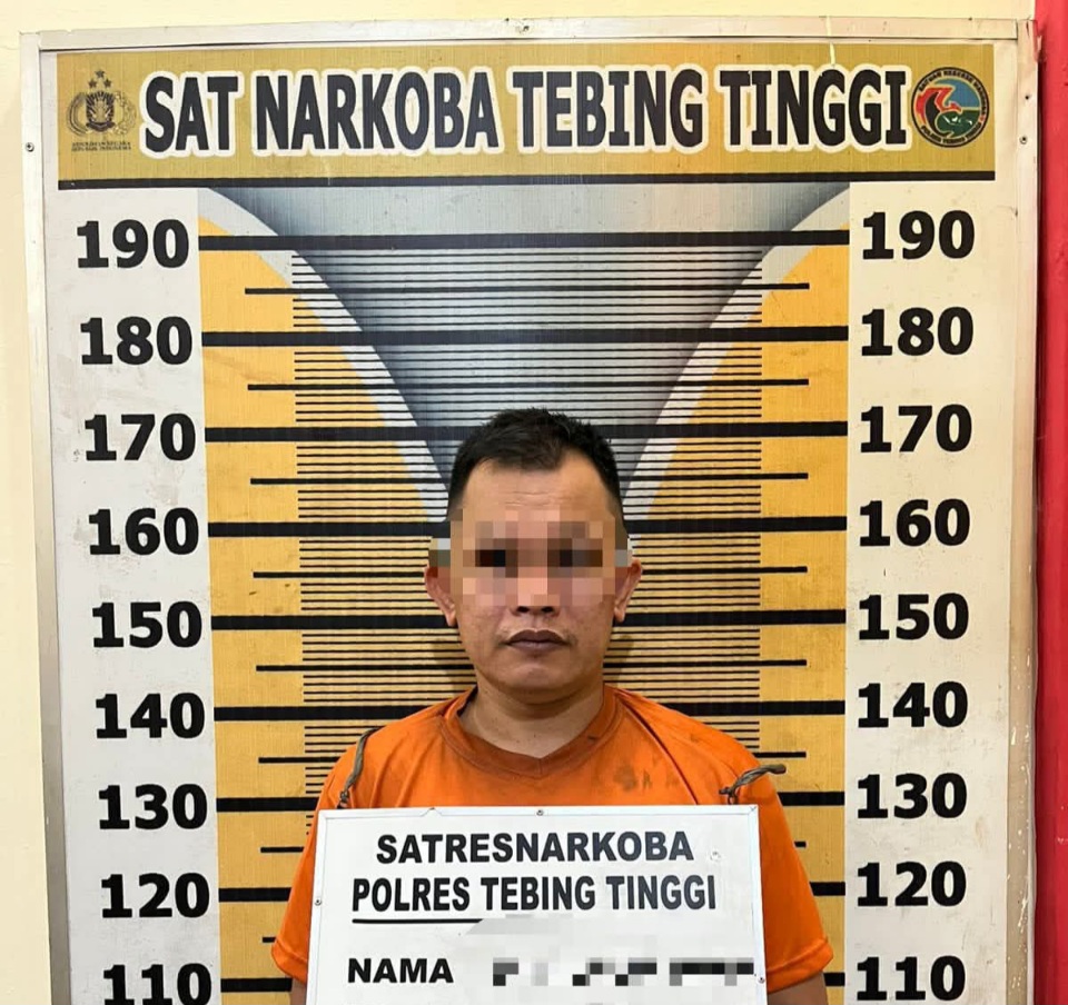 Pemilik 20 Gram Sabu Diciduk Polres Tebingtinggi