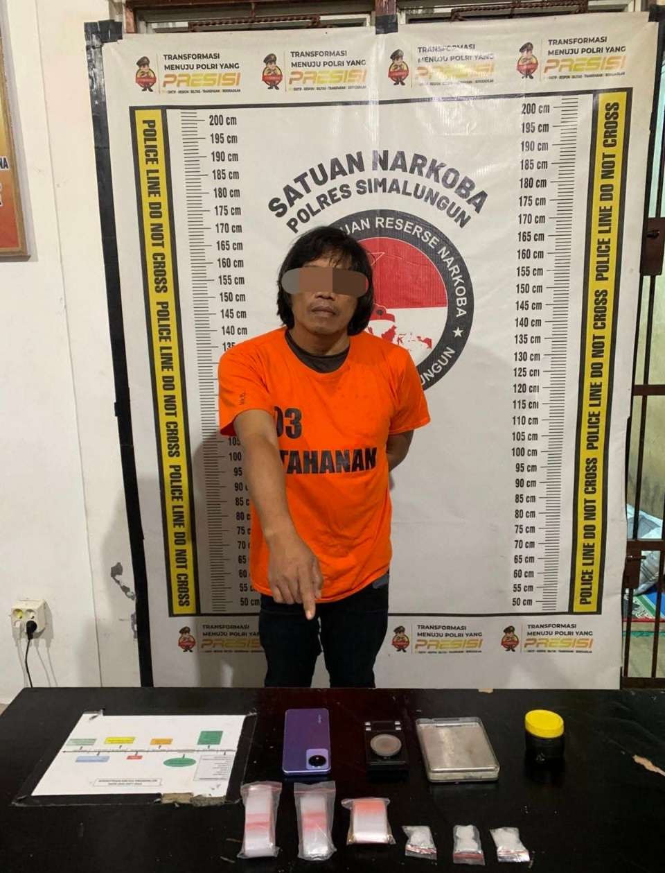 Polisi Simalungun Tangkap 1 Orang, Sita Sabu 13,38 Gram