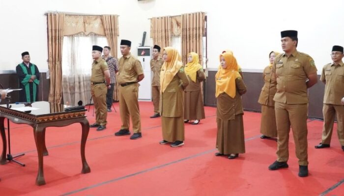 Bupati Padanglawas Kukuhkan Dan Lantik 10 Pejabat Baru