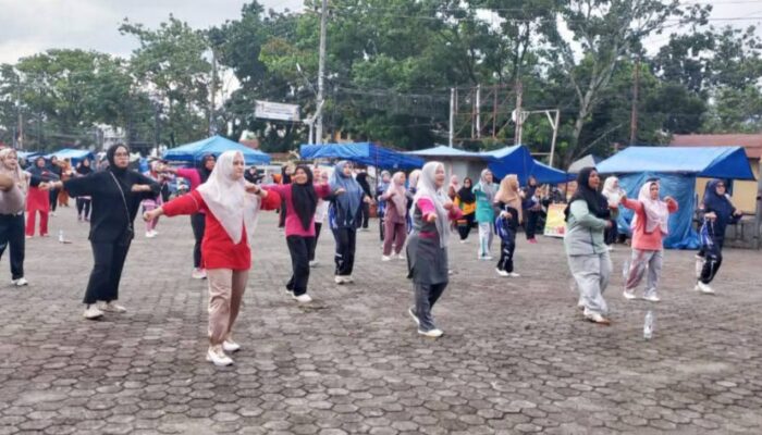 Senam Pagi Rutin, Pemkab Padanglawas Dorong Olahraga Bagi Semua