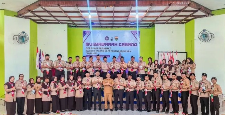 Ibnu Hajar Kembali Pimpin Kwarcab Pramuka Padangsidimpuan, Pemko Beri Apresiasi
