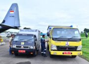 TNI AU Kirim Mobil Penjernih Air Dan Bantuan Korban Banjir Sumatra