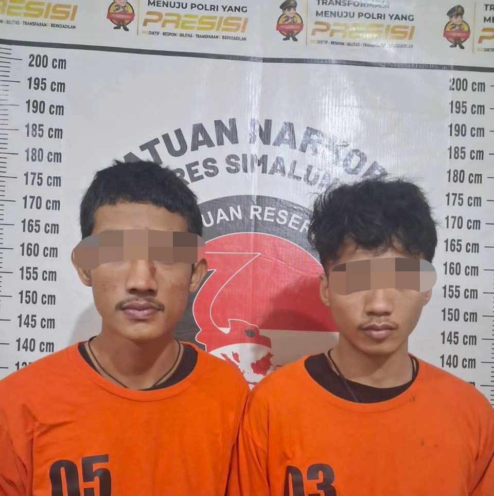 Dua Pelaku Narkoba Diamankan, Polres Simalungun Sita 4,86 Gram Sabu
