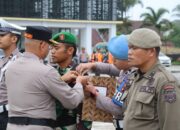 Kapolres Pakpak Bharat Pimpin Apel Ops Lilin Toba Amankan Natal-Tahun Baru