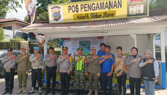 Kapolres Simalungun Cek Langsung Pemeriksaan Kesehatan Personel Pospam Dan Posyan