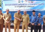 Bupati Simalungun Berikan Bantuan Kemanusiaan Ke Korban Banjir Langkat