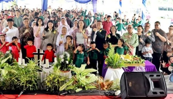 Bupati Simalungun Pesankan Anak-anak Panti Tetap Bersabar Dan Semangat Belajar