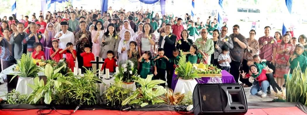 Bupati Simalungun Pesankan Anak-anak Panti Tetap Bersabar Dan Semangat Belajar