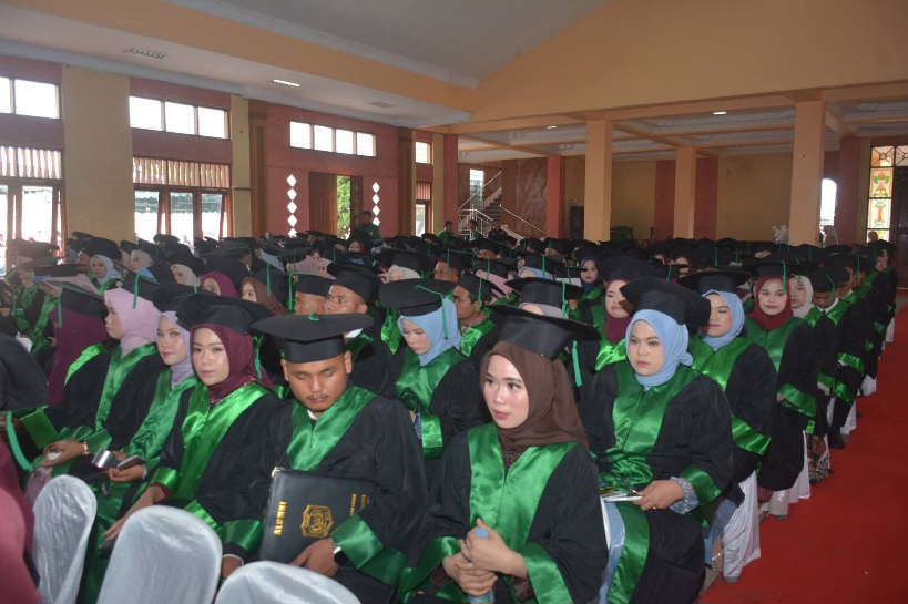 244 Mahasiswa STAIS Al-Ikhlas Dairi Wisuda, Wabup Minta Jadi Pilar Pembentuk Karakter Generasi Muda