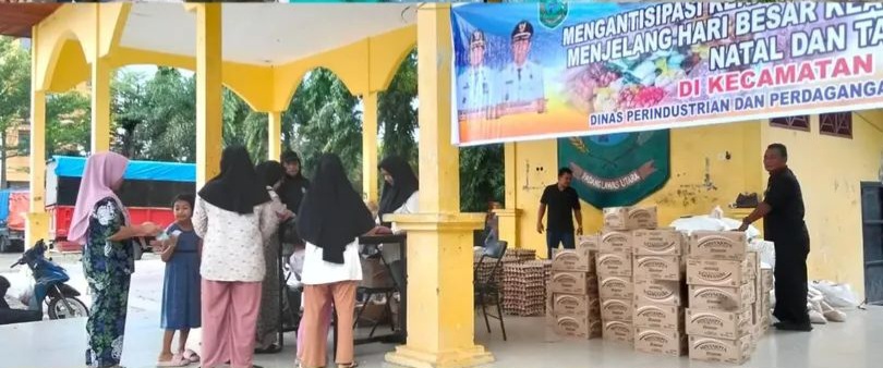 Pemkab Paluta Gelar Pasar Murah Antisipasi Naik Harga