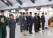 Bupati Dairi Lantik Pejabat Dan Direksi PD Pasar, Tekankan Kerja Serius