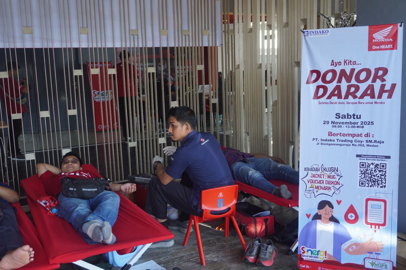 Indako Satukan Hati Lewat Donor Darah