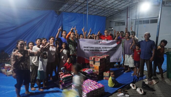 Yayasan AHM – Indako Salurkan Bantuan Kemanusiaan Banjir Sumut