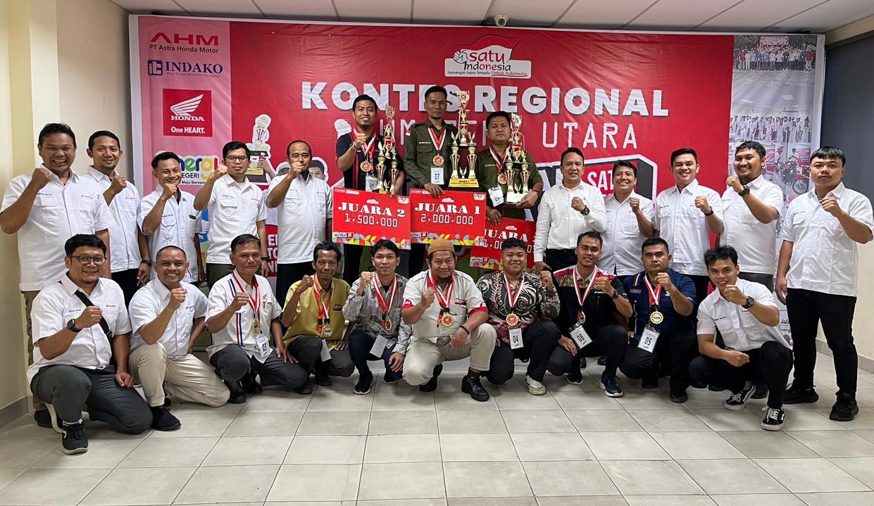 Juara Kontes SMK Honda Sumut Siap Tampil Ke Ajang Nasional