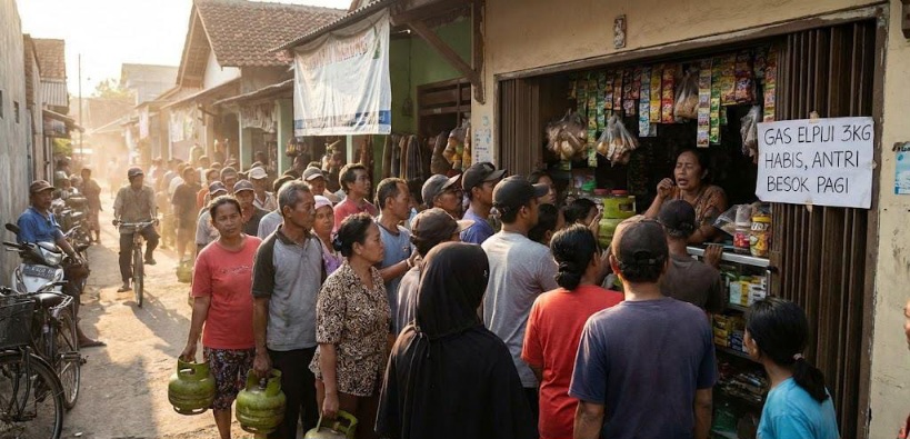 Pasokan Tersendat Pascabanjir, Gas Melon Dan Pertalite Langka Di Binjai