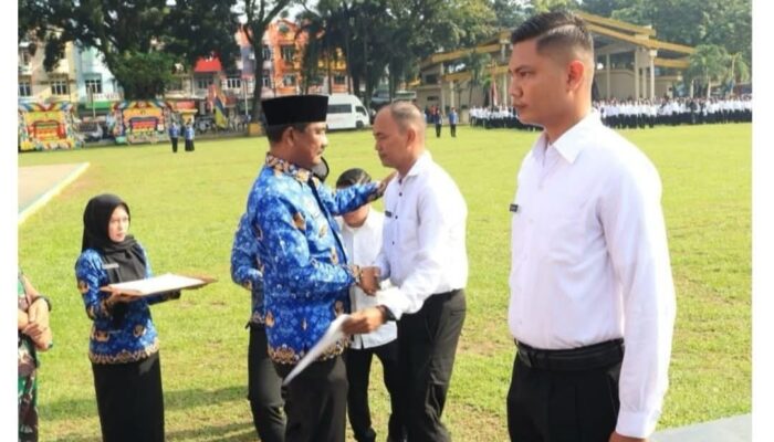 HUT Kke-54 KORPRI ke-54, Wali Kota Binjai Kukuhkan 2.330 PPPK Paruh Waktu