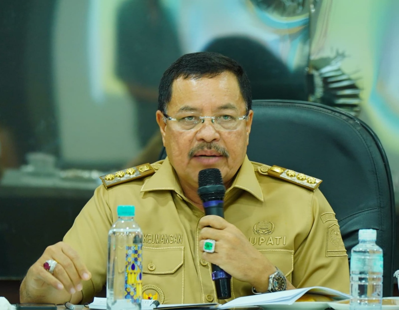 Bupati Nagan Raya Larang Naikkan Harga Bahan Pokok