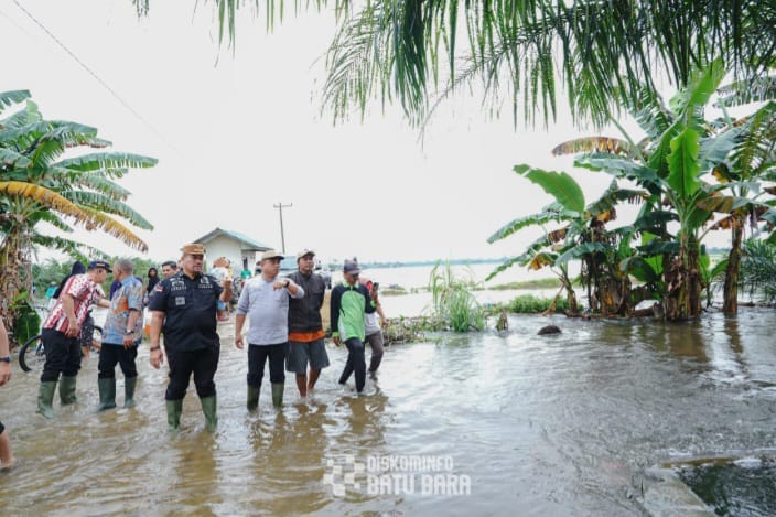 Banjir Masih Bertahan Di Batubara, Warga Diingatkan Untuk Tetap Siaga