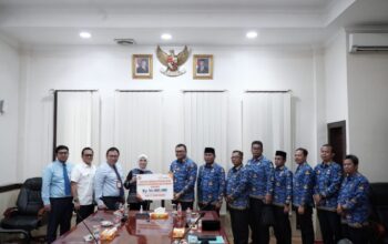 Pemkab Deliserdang Terima Bantuan Penanganan Banjir Dari Bank Sumut