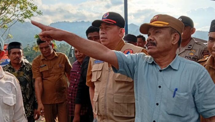 Pidie Dan Kapusdiklat BNPB Tinjau Tangse, Pastikan Penanganan Banjir Terkoordinasi