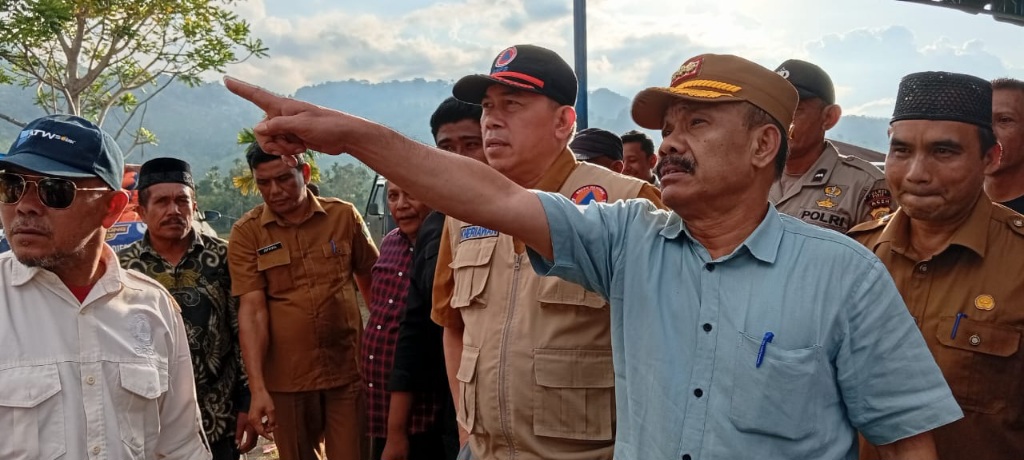 Pidie Dan Kapusdiklat BNPB Tinjau Tangse, Pastikan Penanganan Banjir Terkoordinasi