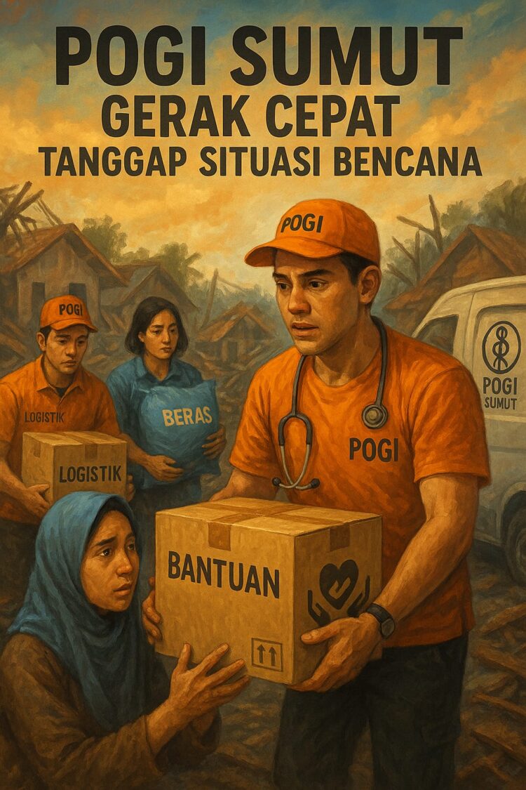 POGI Sumut Gerak Cepat Tanggap Situasi Bencana