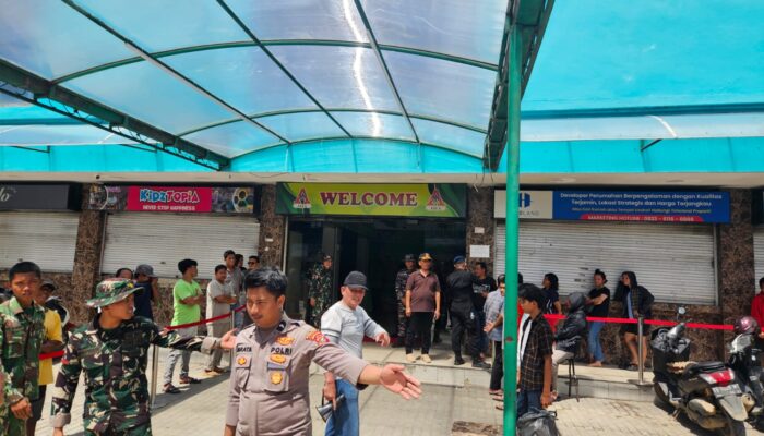 Pasca Penjarahan, Aparat Gabungan Perketat Pusat Perbelanjaan Di Sibolga