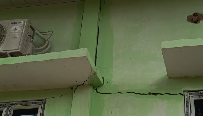 Baru Dua Tahun, Gedung Farmasi Dinkes Samosir Memprihatinkan