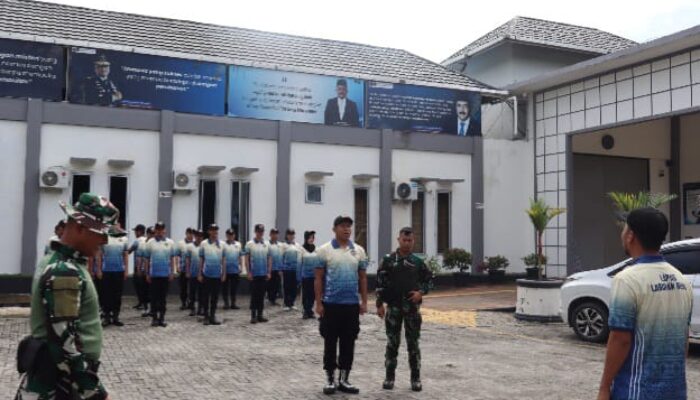 Perkuat Kesiapsiagaan, Lapas Labuhan Ruku Gelar Latihan Kesamaptaan FMD