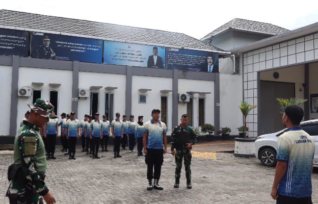 Perkuat Kesiapsiagaan, Lapas Labuhan Ruku Gelar Latihan Kesamaptaan FMD
