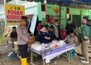 Pascabanjir, Polres Agara Bagikan Obat-obatan Hingga Pelosok Desa