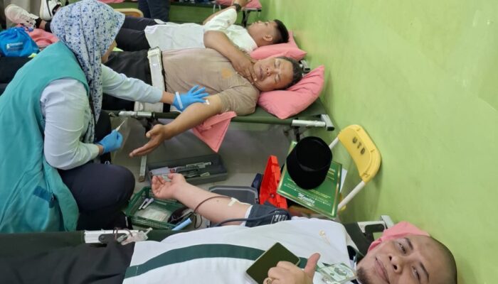 UNIVA, LPPLU Dan YOAM Gelar Donor Darah