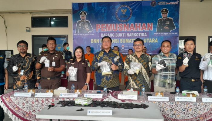 BNNP Sumut Musnahkan Vape Mengandung Kokain Jaringan Vietnam