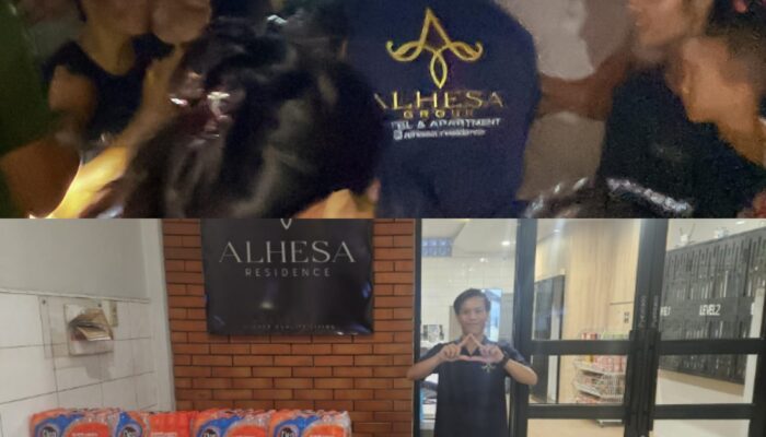 Alhesa Residence Hotel & Apartments Salurkan Bantuan Untuk Warga Terdampak Banjir